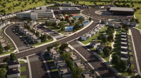 Una representación digital de cómo será la "Ciudad de la Tora" en Ixtapan de la Sal, México. (JTA) Una representación digital de cómo será la "Ciudad de la Tora" en Ixtapan de la Sal, México.