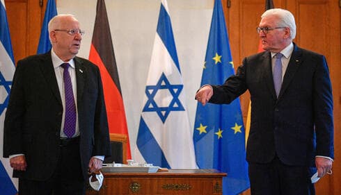 Reuven Rivlin, presidente de Israel (izq.) y Frank-Walter Steinmeier, presidente alemán. (AFP) Reuven Rivlin, presidente de Israel (izq.) y Frank-Walter Steinmeier, presidente alemán.