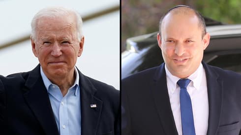 El primer ministro Naftalí Bennett y el presidente de Estados Unidos, Joe Biden. (EPA, Reuters) El primer ministro Naftalí Bennett y el presidente de Estados Unidos, Joe Biden.