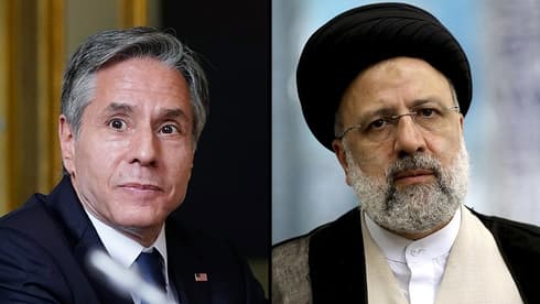Antony Blinken, secretario de Estado de Estados Unidos, junto a Ebrahim Raisi, presidente electo de Irán. (AP) Antony Blinken, secretario de Estado de Estados Unidos, junto a Ebrahim Raisi, presidente electo de Irán.