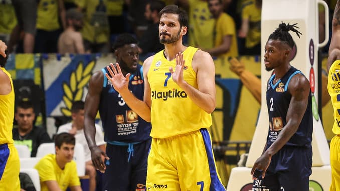 Caspi en el Maccabi Tel Aviv.