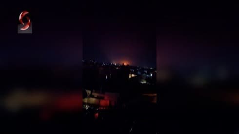 Presunto ataque israelí en Siria durante la noche. 