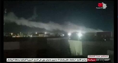 Imágenes de los ataques estadounidenses en Siria. 