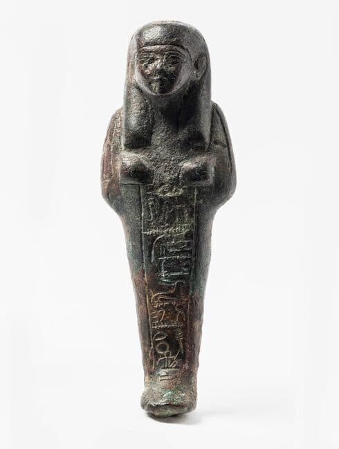 Ushabti, o estatuilla funeraria, del alto funcionario Wendjebauendjed. (Museo de Israel) Ushabti, o estatuilla funeraria, del alto funcionario Wendjebauendjed.