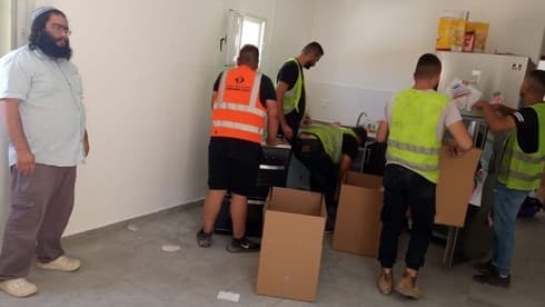 Evacuación en el Consejo Regional de Monte Hebron. 