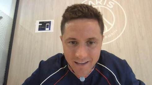 Ander Herrera sorprendió a los niños israelíes a través de una videollamada. (Hen Shenhav) Herrera PSG