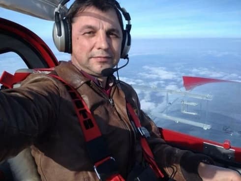 Ihur Tabniuk, piloto ucraniano fallecido en el accidente. 