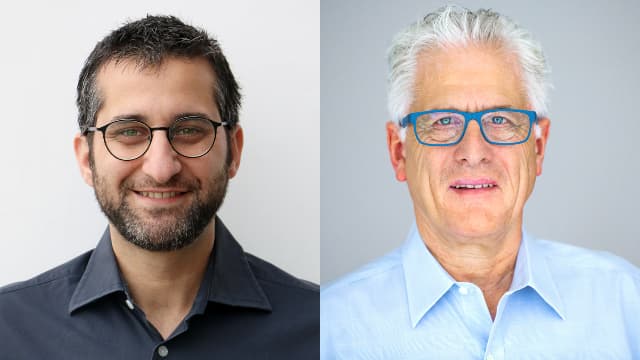 Eliran Lazar (izq.) y Eduardo Shoval, de Demetria. 