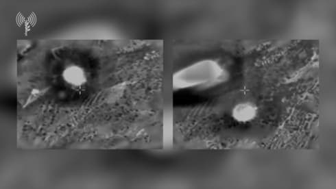 Bombardeos israelíes contra objetivos terroristas en el sur del Líbano.