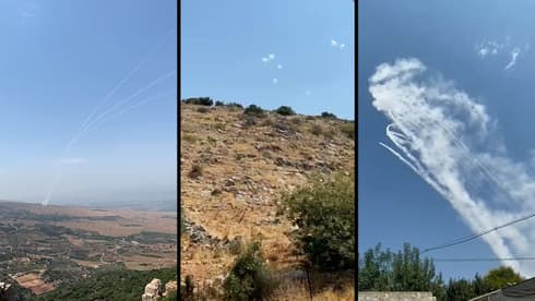 Disparos de cohetes al norte israelí. 