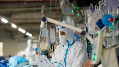 Sala de coronavirus del hospital Sheba. 