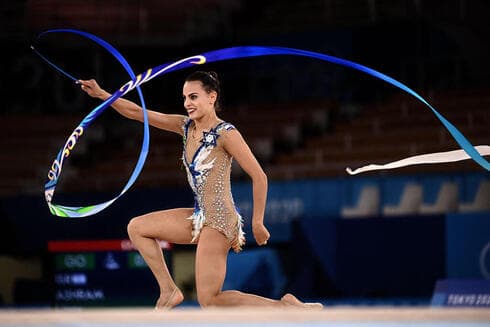 Linoy Ashram, medalla de Oro en gimnasia rítmica en Tokio 2020. 