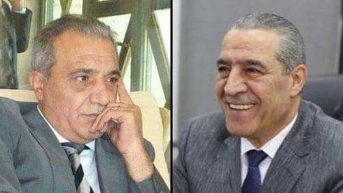 Majed Faraj (izq.), jefe de inteligencia de la Autoridad Palestina y Hussein al-Sheikh, alto miembro de Fatah. Majed Faraj (izq.), jefe de inteligencia de la Autoridad Palestina y Hussein al-Sheikh, alto miembro de Fatah.