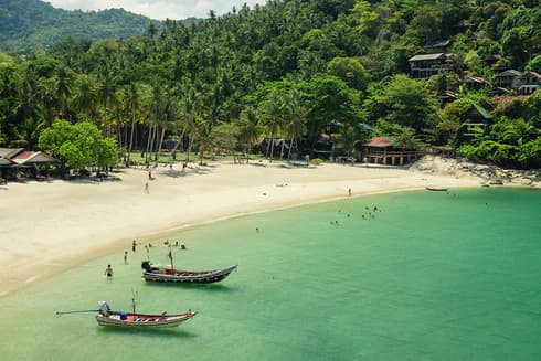 Isla de Ko Phangan, Tailandia. 