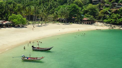 Isla de Ko Phangan, Tailandia. 