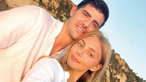 Mishel Gerzig y Thibaut Courtois.
