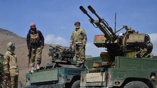 Fuerzas opositoras en la provincia de Panjshīr. 