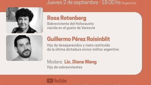 Guillermo Pérez Roisinblit  Rosa Rotenberg Museo del Holocausto