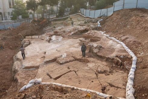 Imagen aérea de la cantera antigua en Jerusalem. (Shai Halevi/Autoridad de Antigüedades de Israel) Imagen aérea de la cantera antigua en Jerusalem.