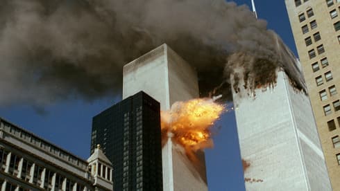 Ataque a las Torres Gemelas el 11 de septiembre de 2001. 
