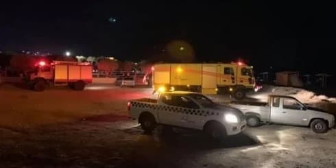Fuerzas de rescate en el lugar del accidente de una avioneta israelí en Samos, Grecia. (Ethnos.gr) Fuerzas de rescate en el lugar del accidente de una avioneta israelí en Samos, Grecia.