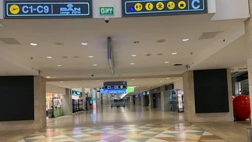 El aeropuerto Ben Gurion vacío durante Yom Kipur. 