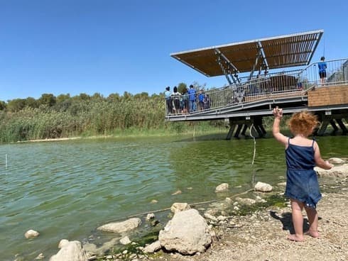 Lago Yeruham. 
