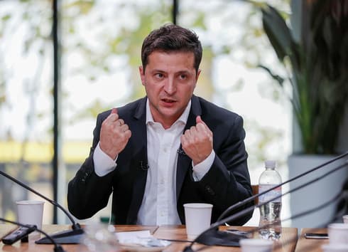 El presidente de Ucrania, Volodymyr Zelensky. 