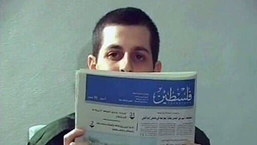 Gilad Shalit durante su cautiverio en 2009.