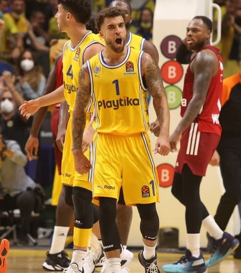 Wilbekin, clave en el triunfo del Maccabi Tel Aviv al Bayern Munich. 