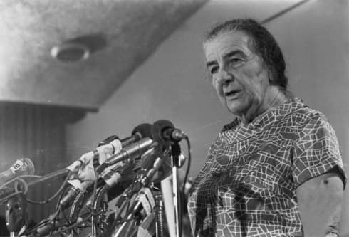 Golda Meir, primera ministra de Israel durante la Guerra de Yom Kipur. (Ministerio de Defensa) Golda Meir, primera ministra de Israel durante la Guerra de Yom Kipur.