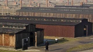 Campo de exterminio de Auschwitz-Birkenau en Polonia.