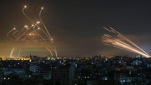 La Cúpula de Hierro activada en el sur de Israel mientras se disparan cohetes desde el norte de Gaza el pasado mes de mayo.