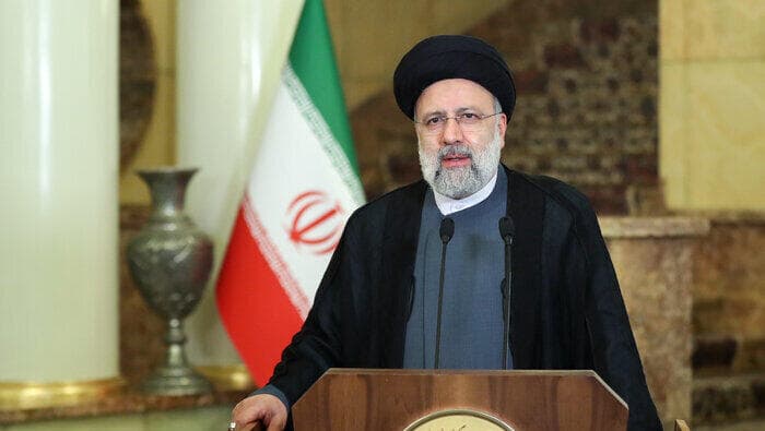 El presidente iraní Ebrahim Raisi en su discurso ante la Asamblea General de la ONU. 