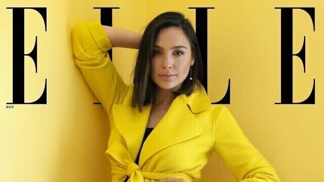 Gal Gadot en la portada del número de noviembre de 2021 de la revista Elle. 