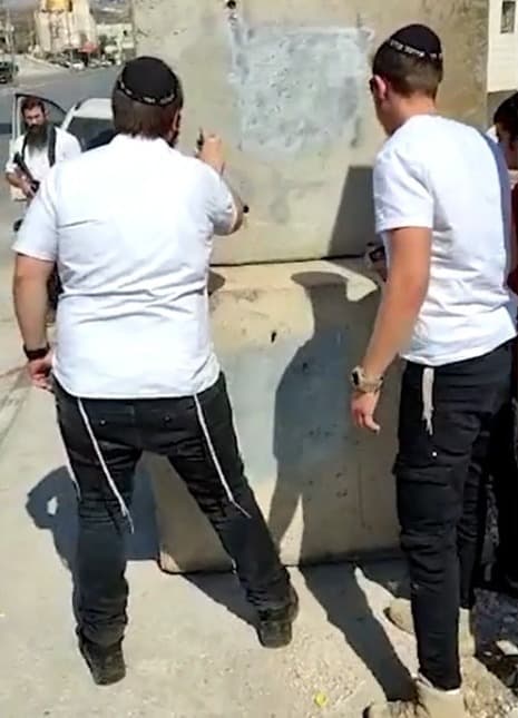 Esvástica Cisjordania