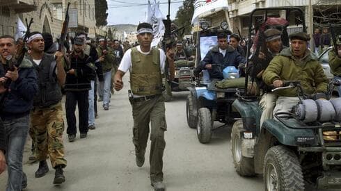 Militantes en Jenin. 