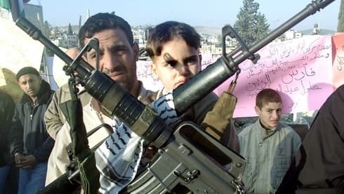 Militantes en Jenin. 