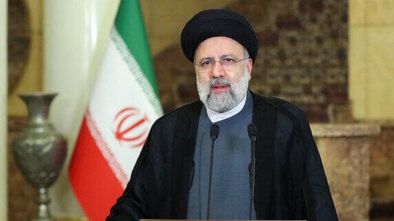 Ebrahim Raisi, presidente de Irán. 