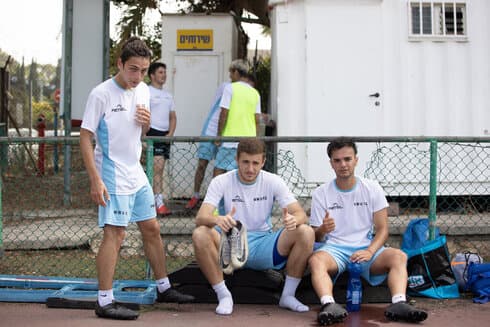 Entrenamiento en Tel Aviv. 