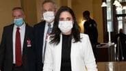 La ministra del Interior, Ayelet Shaked en Washington el jueves. 