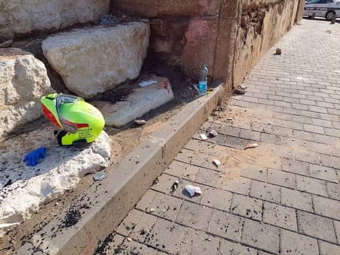 Lugar del ataque en Jaffa. 