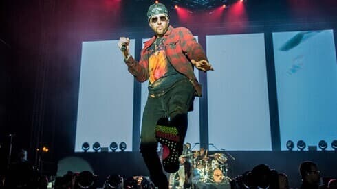 El vocalista de Avenged Sevenfold, M. Shadows. 