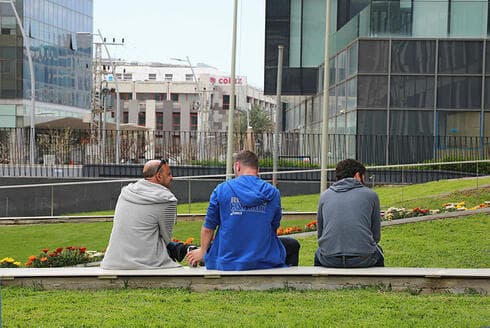 Trabajadores de la alta tecnología en Herzliya. 