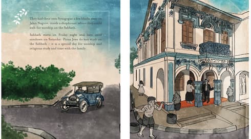 La sinagoga de Penang en el libro de Zayn Gregory.