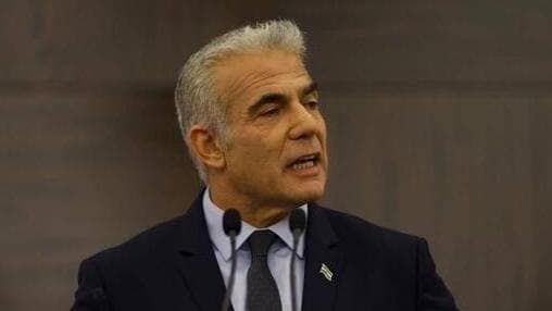 Yair Lapid, ministro de Relaciones Exteriores de Israel. 