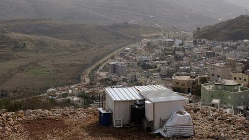  El pueblo druso de Majdal Shams en los Altos del Golán. 