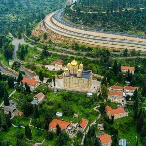 Iglesia Ortodoxa Rusa en Ein Karem. 
