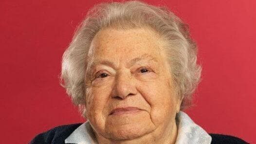 Gertrude Pressburger, sobreviviente del Holocausto. 