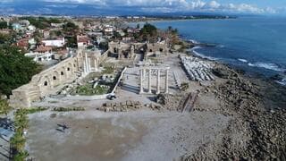 La sinagoga fue hallada en excavaciones llevadas a cabo en la ciudad de Side.